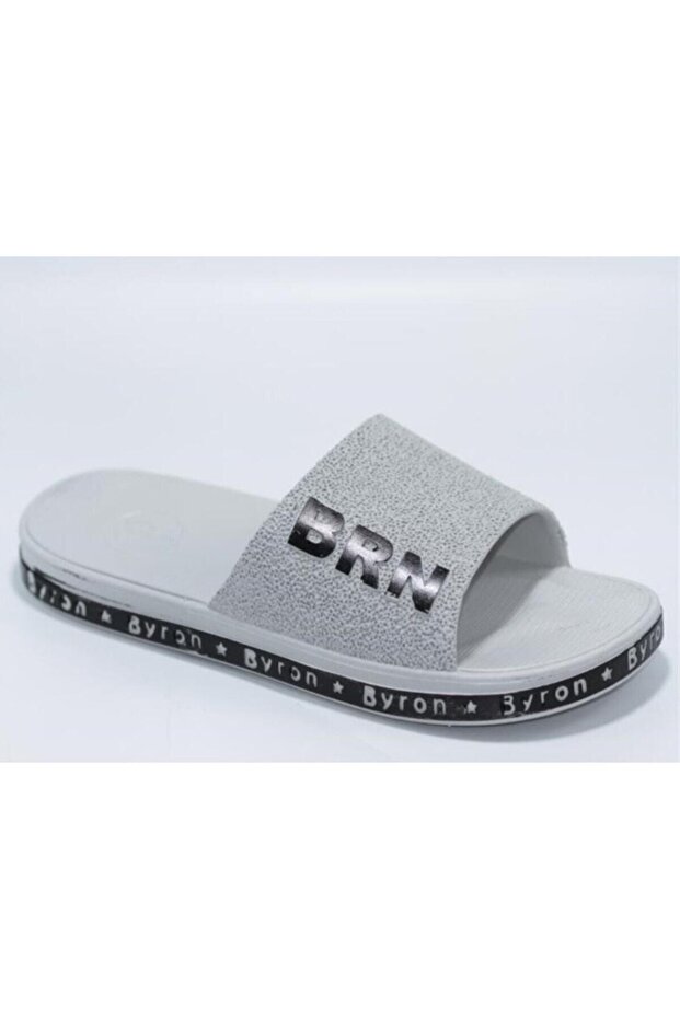 - Non-Slip Sole, Bathroom, Sea, Pool, Beach, Daily, Gray, Unisex Slippers