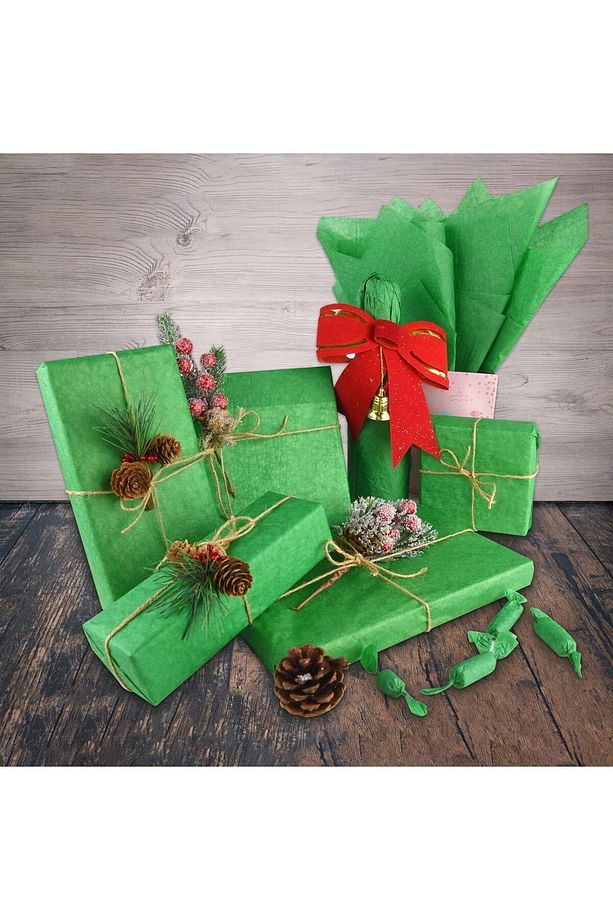 Pelur Kağıt - 20x30 Cm A4 - 100 Adet Yeşil Renk - 4