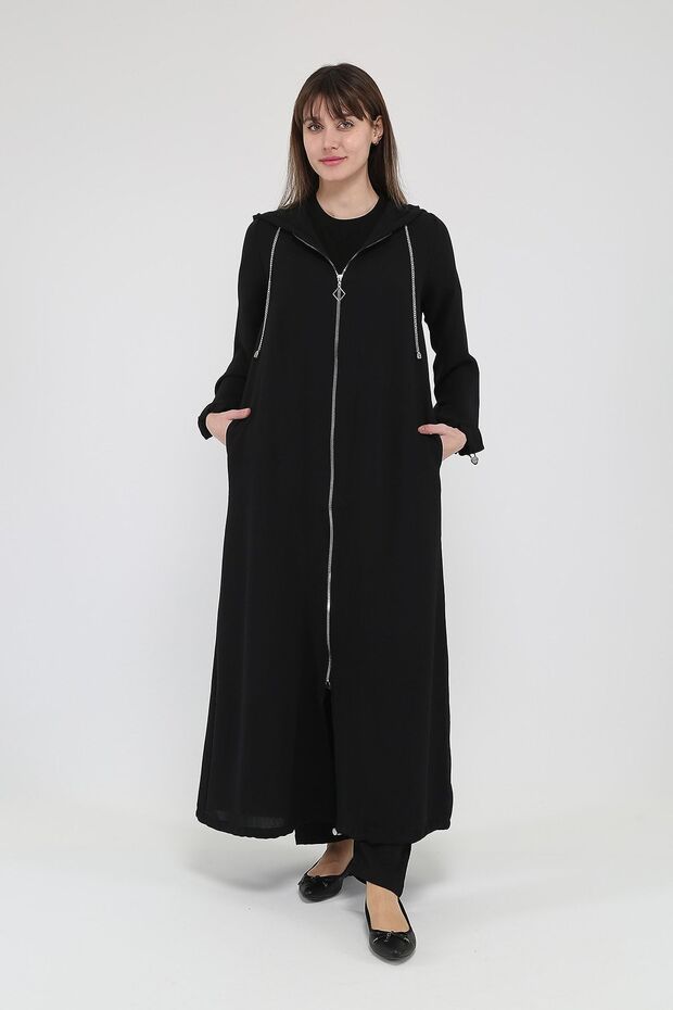 Şaleda Ferace Siyah - 1
