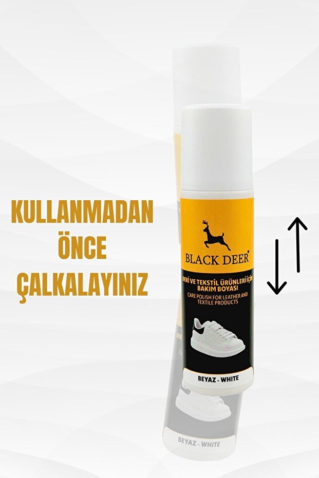 Beyaz Ayakkabı Boyası 75 ml | Deri, Kumaş Ve Sneaker Temizleyici & Canlandırıcı Boya - 6