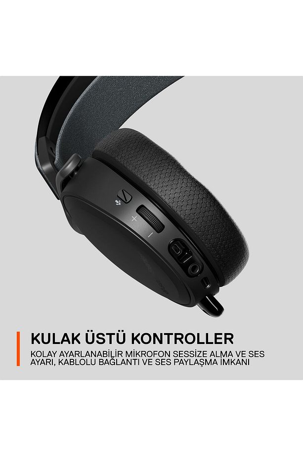 Arctis 7+ Plus Siyah Multi-platform Wireless Kablosuz 7.1 Usb-c Gaming Oyuncu Kulaklık - 7