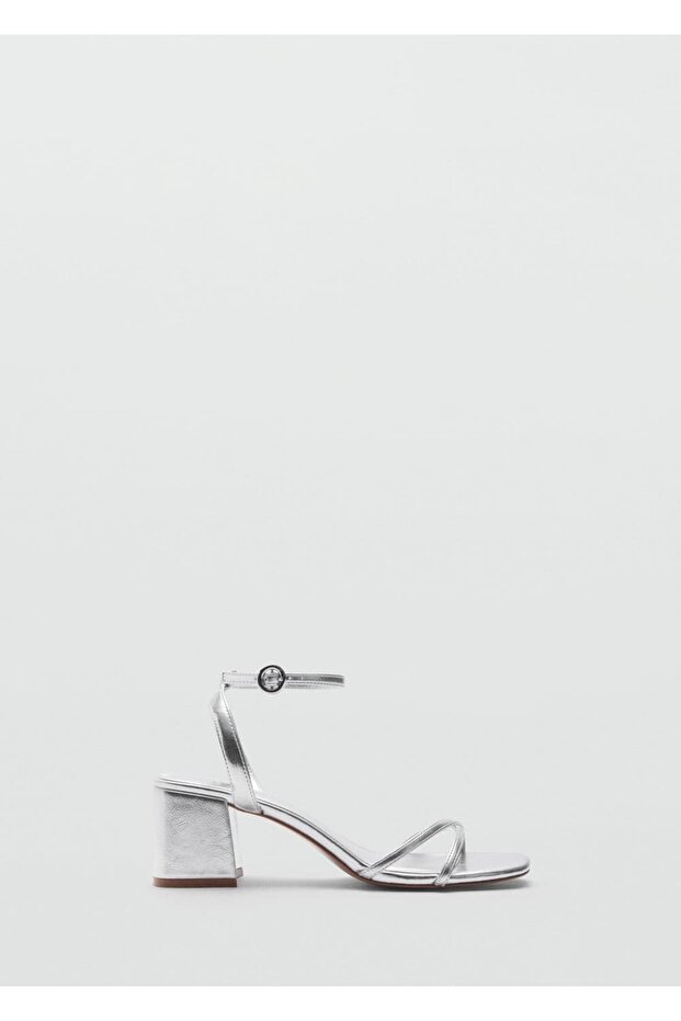 Metalik bantlı sandalet - 2