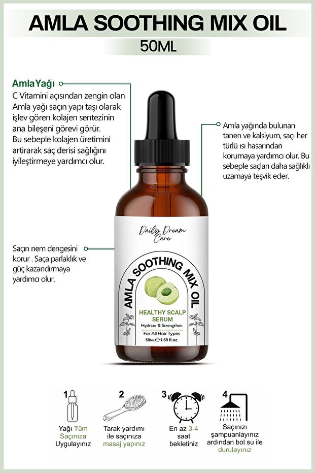 Daily Dream Series |   Amla Complex Oil with Fast Extension and Intensive Brightening Effect 50 ml - 1