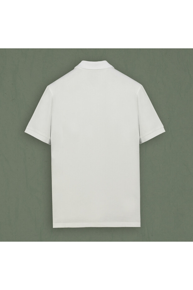 İNTERVİEW DOKUMA BASİC KUMAŞ POLO YAKA T-SHİRT - 2