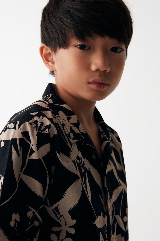 Flora Boy's Shirt and Shorts Set