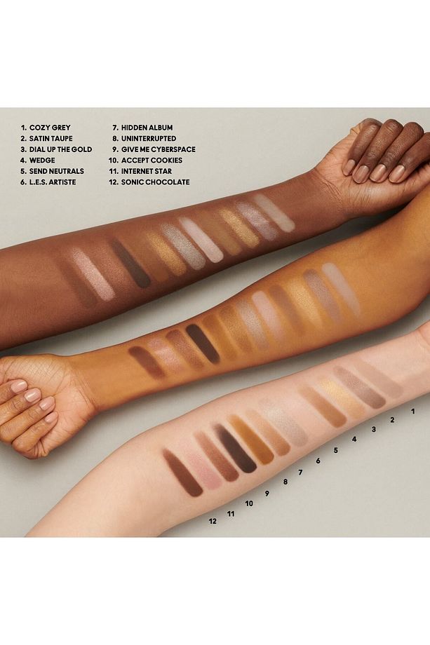 UNFİLTERED NUDES CONNECT IN COLOR LONG-LASTİNG SHİNE EYE SHADOW PALETTE 12.2 - 4