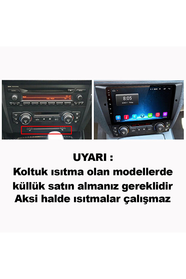Bmw E90 E91 E92 E93 2005-2012 GB ANDROİD CARPLAY MULTİMEDYA SİSTEMİ 9 Inç 4-32 Gb Android Multimedya - 5