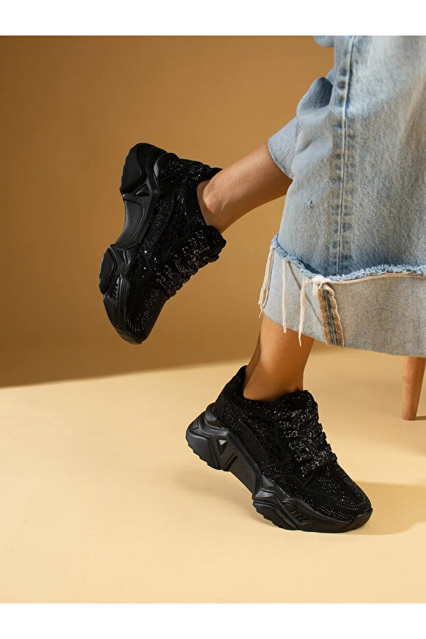 Hco Stoned High Sole Stylish Comfortable Women's Sneakers