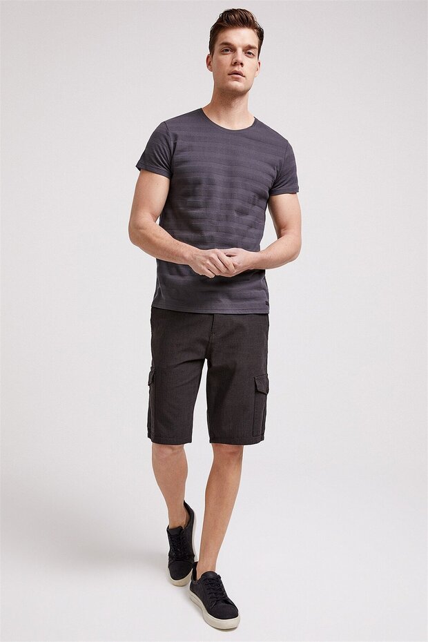 Man 1 Erkek Şort Antrasit - 1