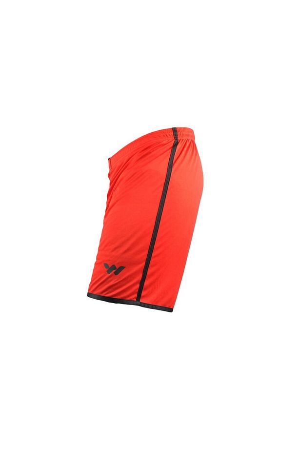 Kırmızı Siyah Polyester Erkek Spor Şort - 1