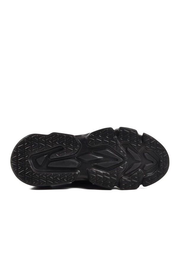 Siyah Siyah Fileli Hafif Unisex Spor Ayakkabı - 5