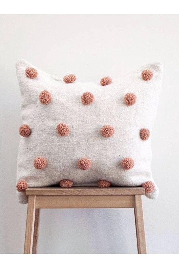 غطاء وسادة بومبوم - 1