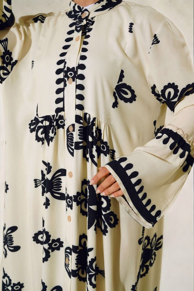 Patterned Authentic Dress - 3