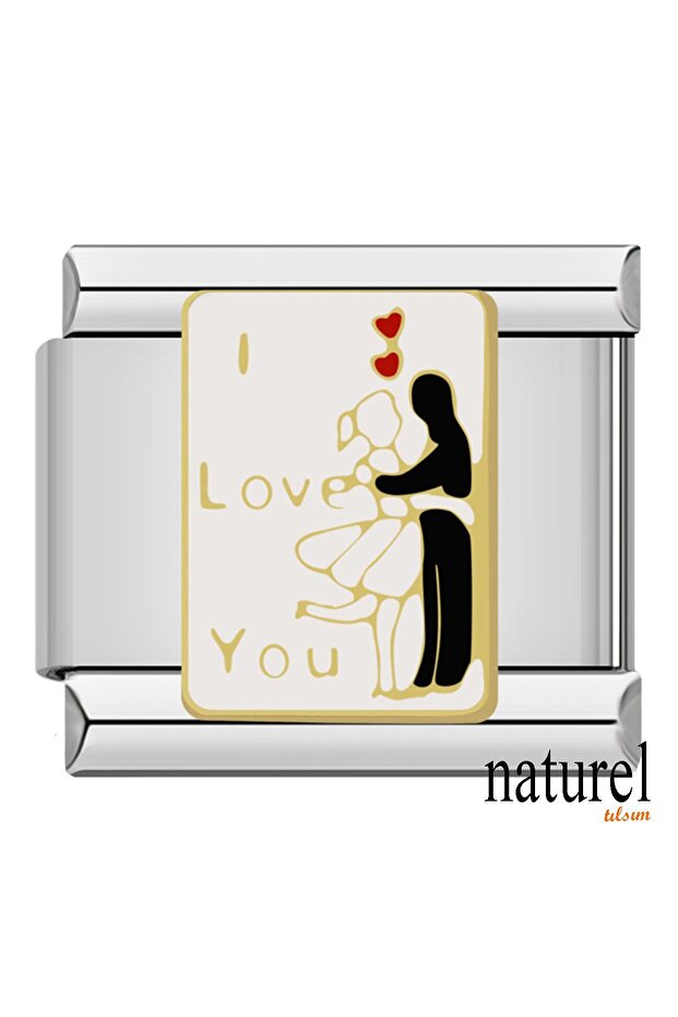 Italian Stainless Steel 9mm Valentine's Charm