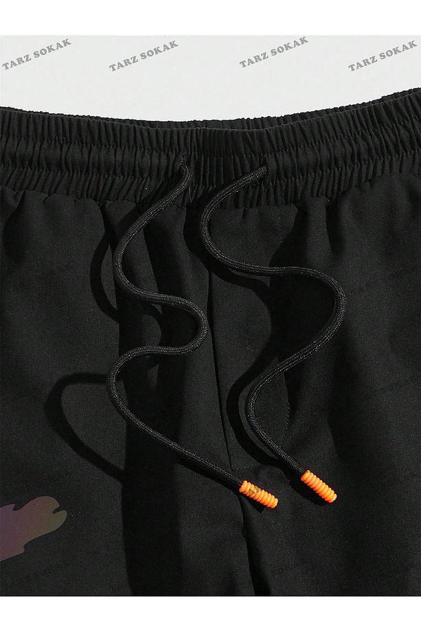 Y2K Unisex Yaz Şort Bermuda Harajuka Anime Retro KOD-11580 - 4
