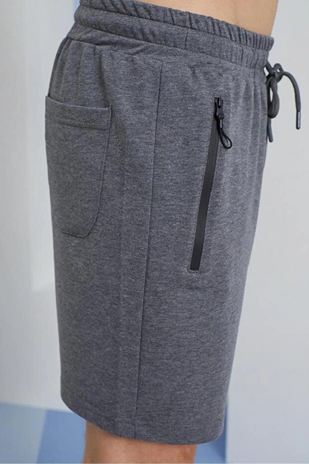 Kly 302B Zippered Pocket Short Sportswear Shorts
