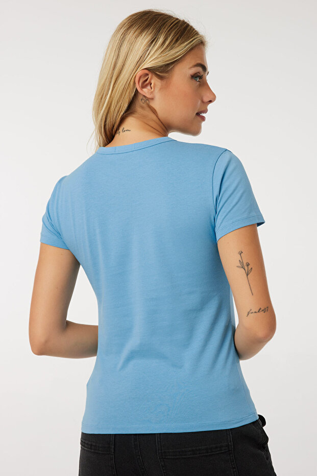 Basic Crew Neck Tee - 2