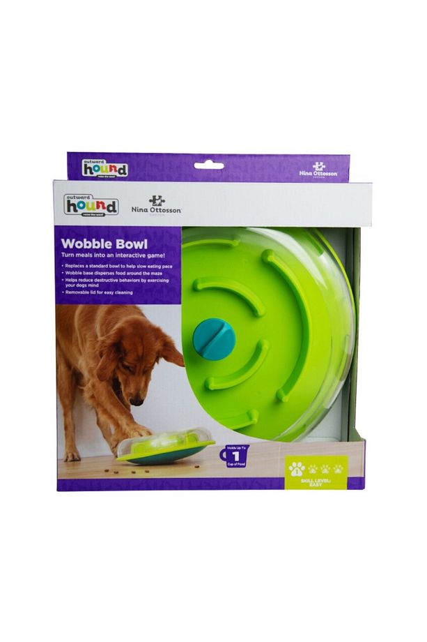 Wobble Bowl İnteractive Puzzle Köpek Zeka Oyuncağı - 4