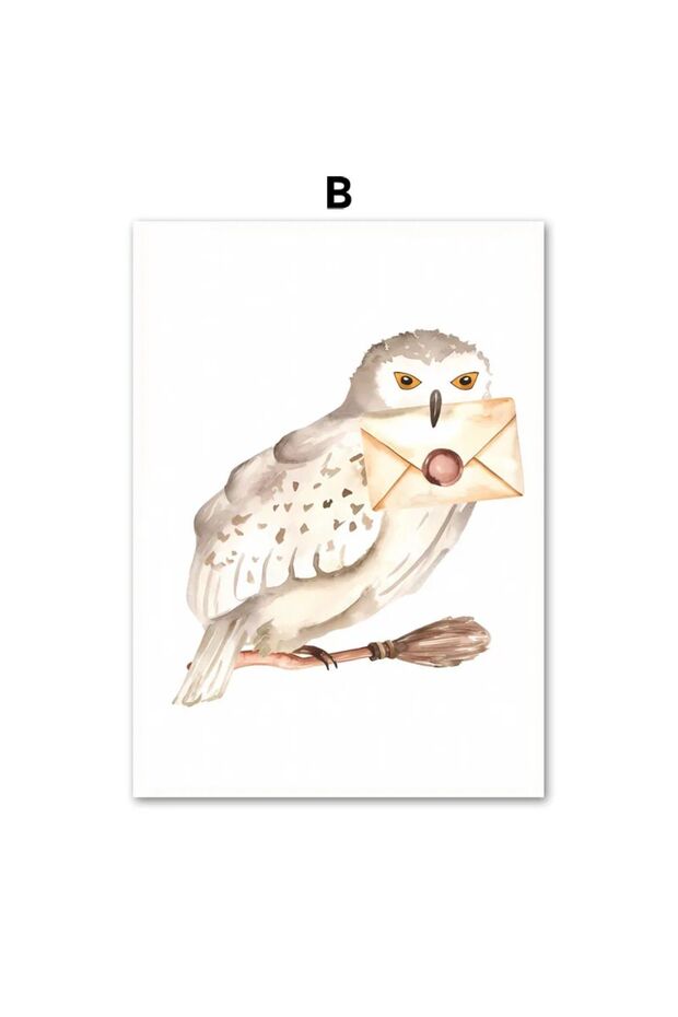 Harry Potter '6’lı Çerçeve Görünümlü MDF Tablo Seti-Çocuk Odası Dekoru - 2