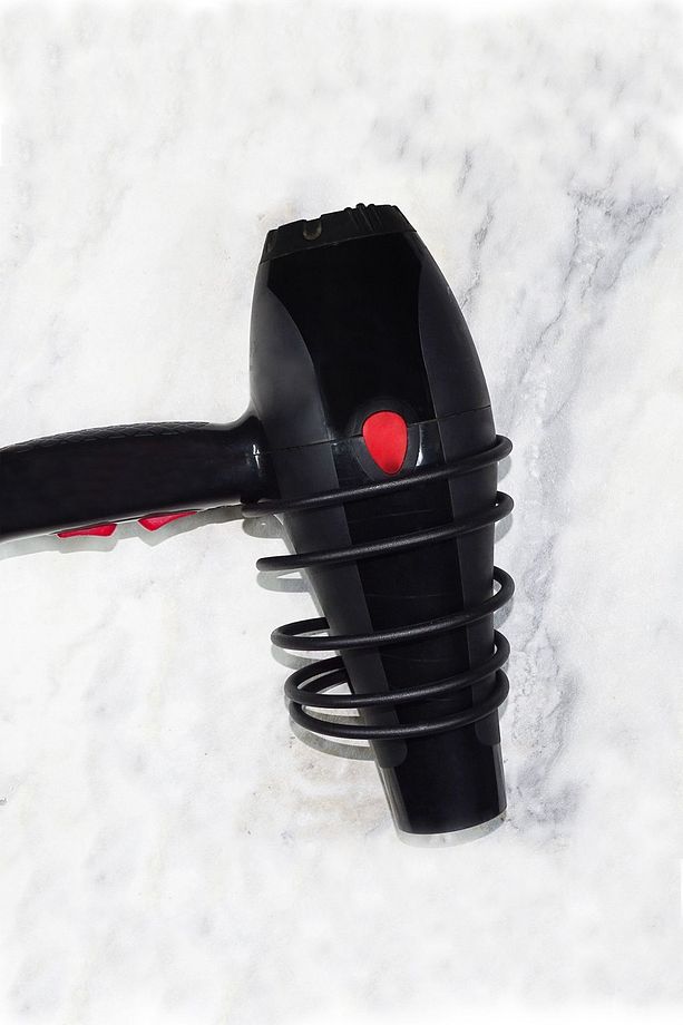 Yapışkanlı Fön Makinesi Askısı Saç Kurutma Makinesi Tutacağı - 3