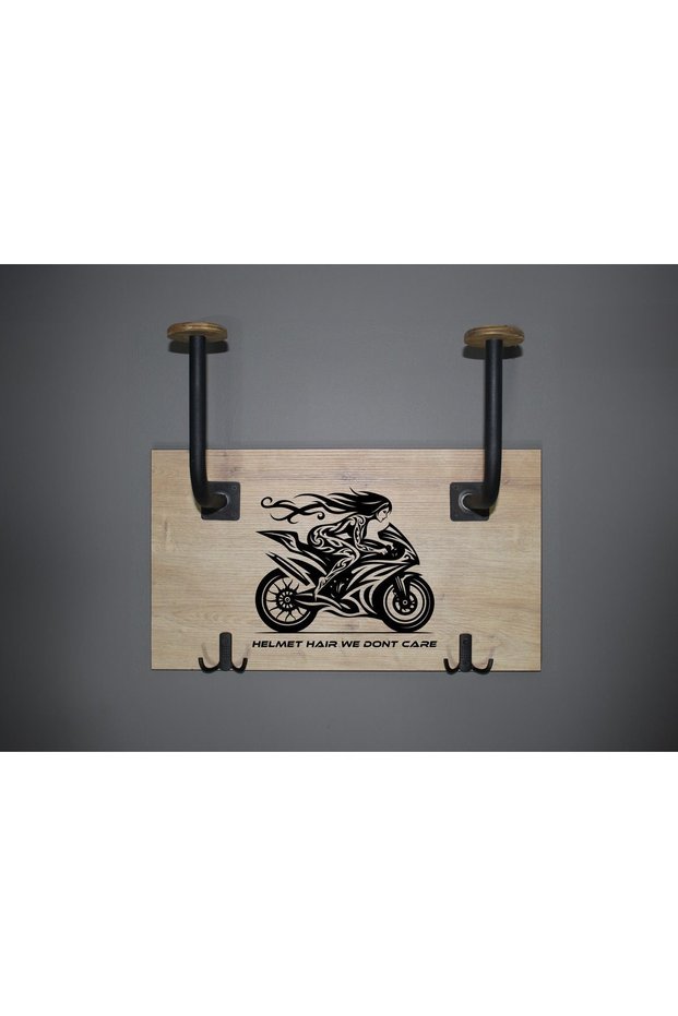 Women's Racing Motif Decorative Helmet Hanger