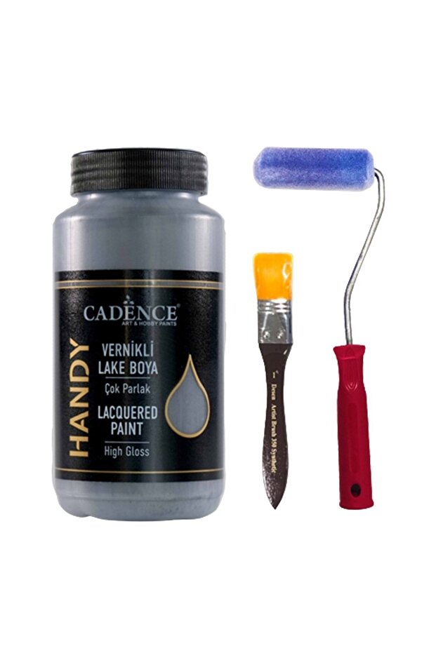 Handy Lake(kendinden Vernikli) 059 Antrasit Siyah Set - 1