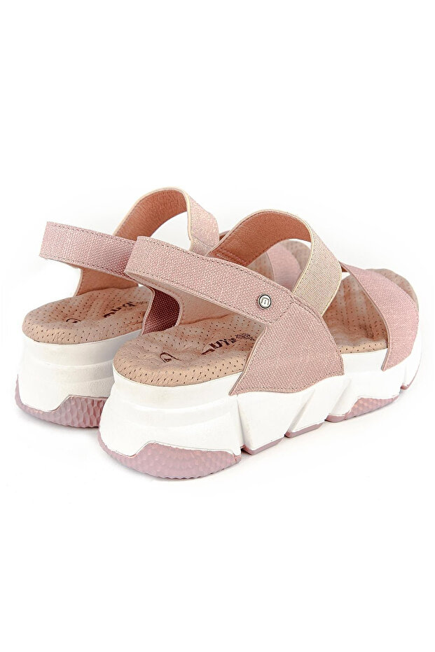 Kadın Siyah Anatomik Taban Sandalet - 7