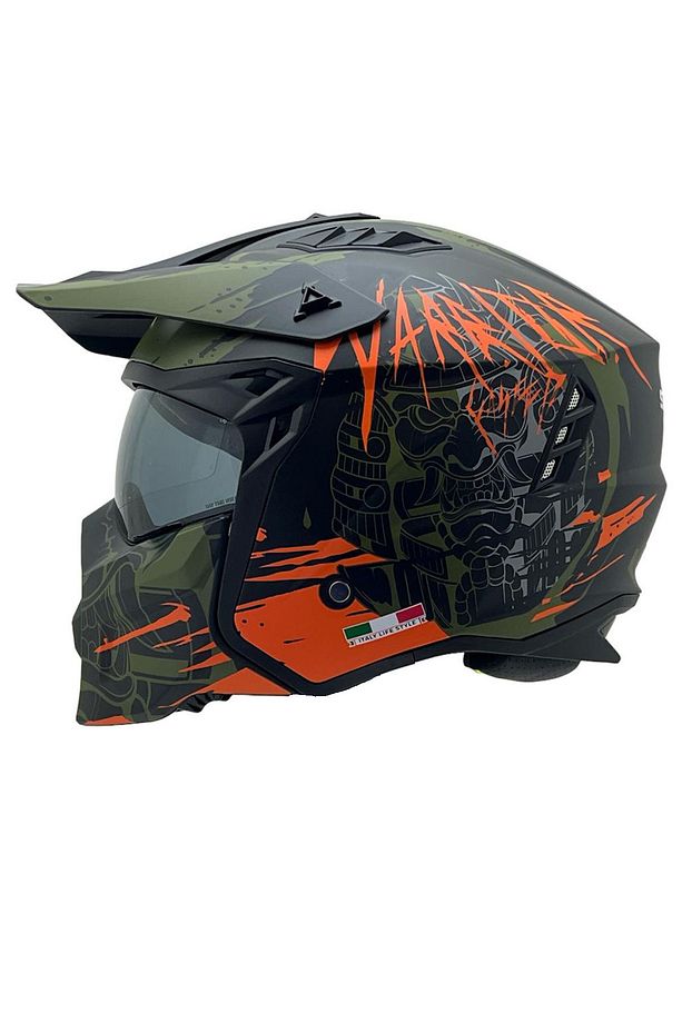 X1-X SEUL WARRIOR SİYAH TURUNCU KASK - 2