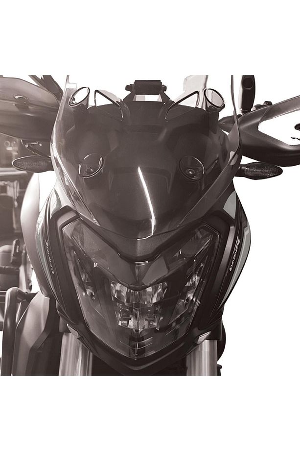 Bajaj Dominar D250 - 400 Far üstü Kafa Grenaj Sticker 4 Parça Set Siyah Gri Redlinegrafik - 3