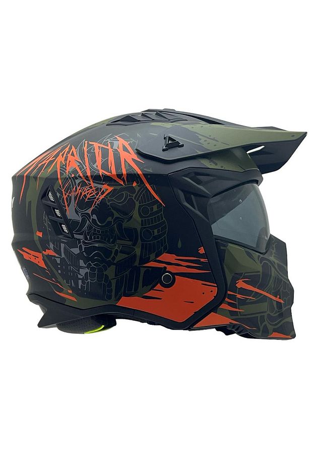 X1-X SEUL WARRIOR SİYAH TURUNCU KASK - 4
