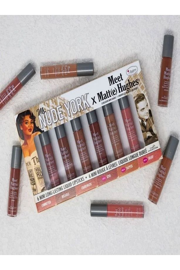 Meet Matte Hughes 6'lı Ruj Seti seyahat boy LİKİT MAT RUJ 1.2 ML Lipsticks - 3