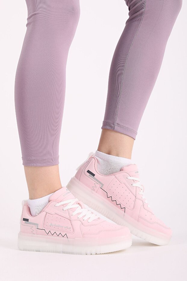 Planet Kadın Sneakers - Pembe - 1
