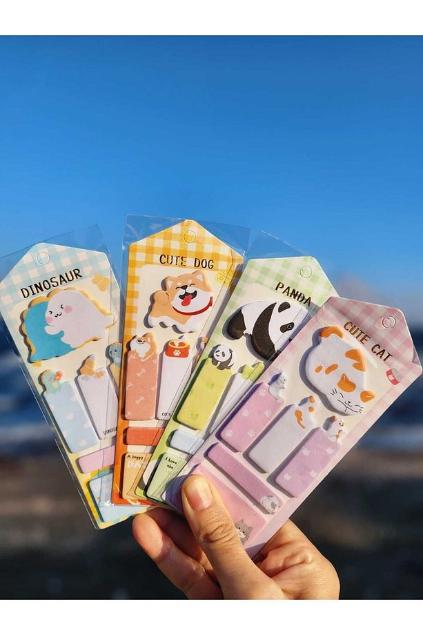 Cute Panda Post it Not Kağıdı Ayraç Index Yapışkan Not Kağıdı Etiket Kitap Ayraç 1 Adet - 1