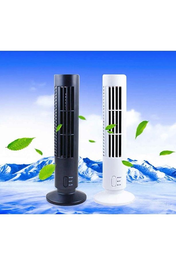 Kule Tipi Masaüstü Mini Usb Vantilatör Kademeli Klima Serinliği - 4