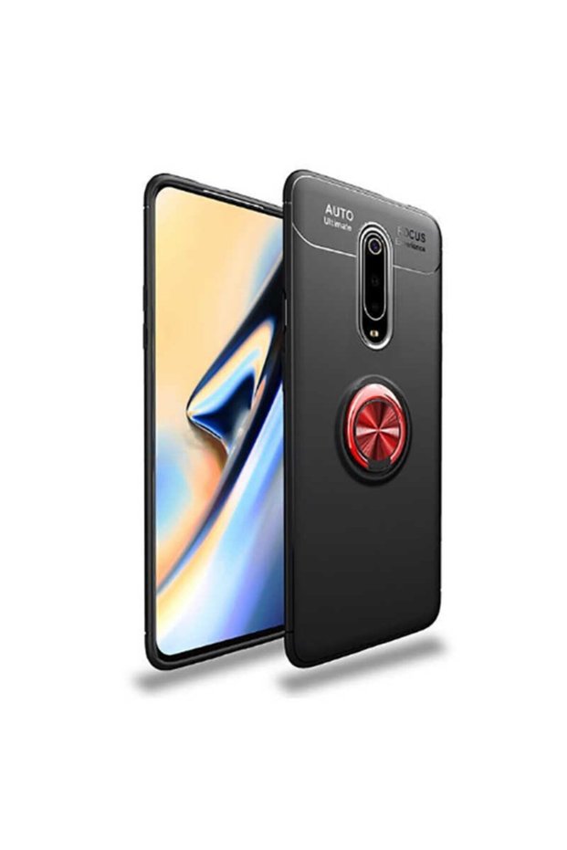 حافظة متوافقة مع غطاء سيليكون لهاتف Xiaomi Mi 9t مع حامل حلقي قابل للدوران