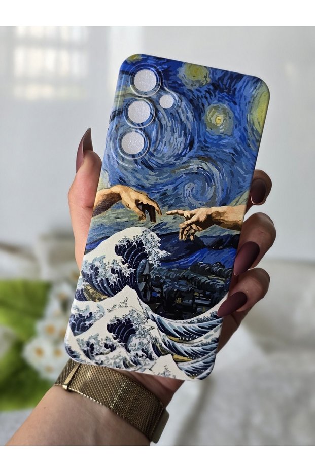 Samsung Galaxy A55 Compatible Printed Transparent Phone Case