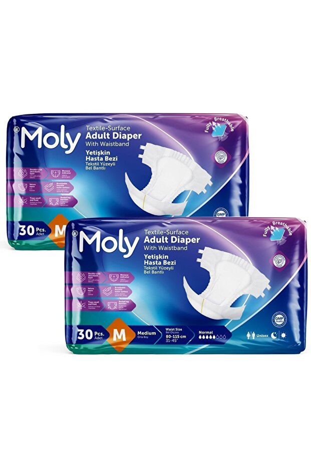 Bel Bantlı Hasta Bezi Medium 60'lı - 1