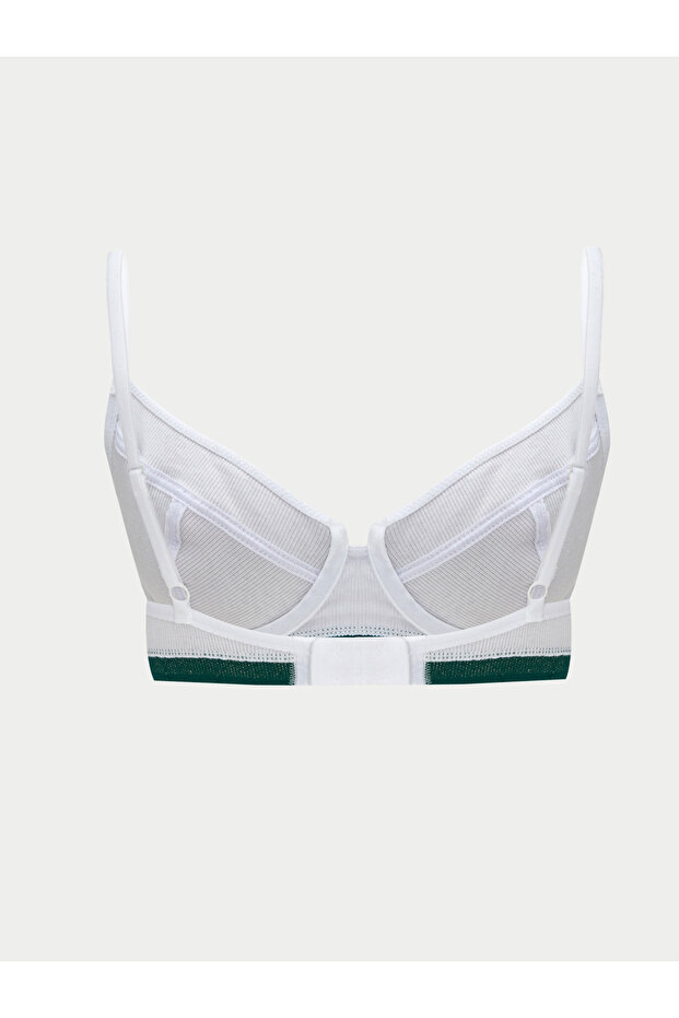 Plain Drop Underwire Non-Padded Bra - 2