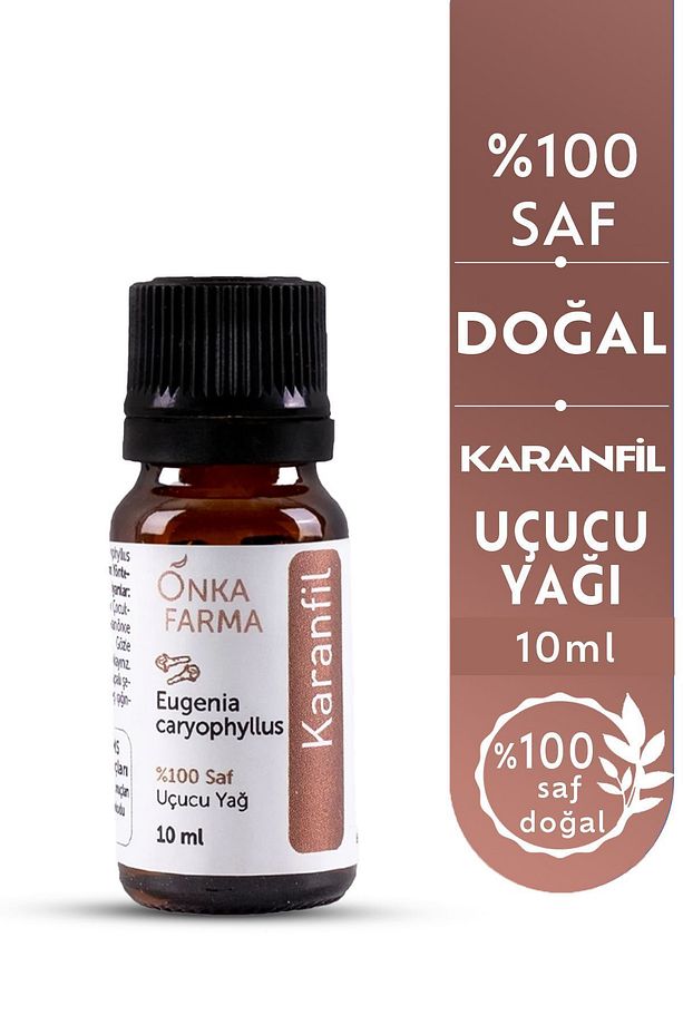 Onka Farma Karanfil Yağı - %100 Saf Karanfil Uçucu Yağı - 10 Ml - 1