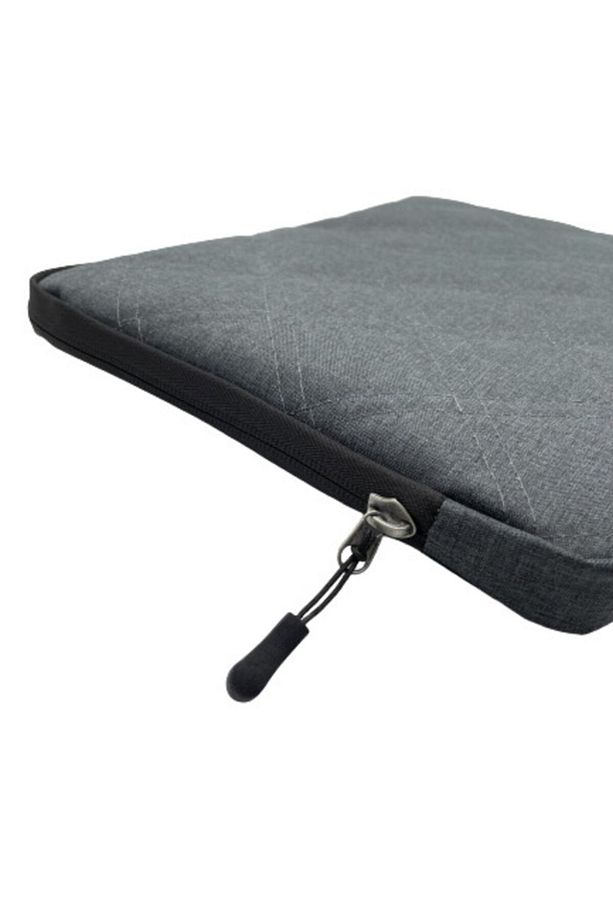 13-14'' Inç Kapitoneli Gri Su Geçirmez Laptop/macbook/notebook/evrak Kılıfı/çantası - 4