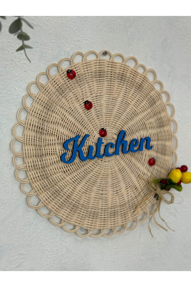 Rattan Kitchen Uğur Böceği Kapı Duvar Süsü - 5