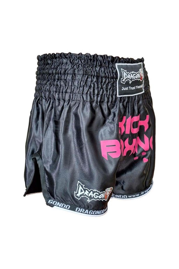 KB247 Kick Boks Şort Pink Heart Kick Boxing Antrenman Şortu - 2