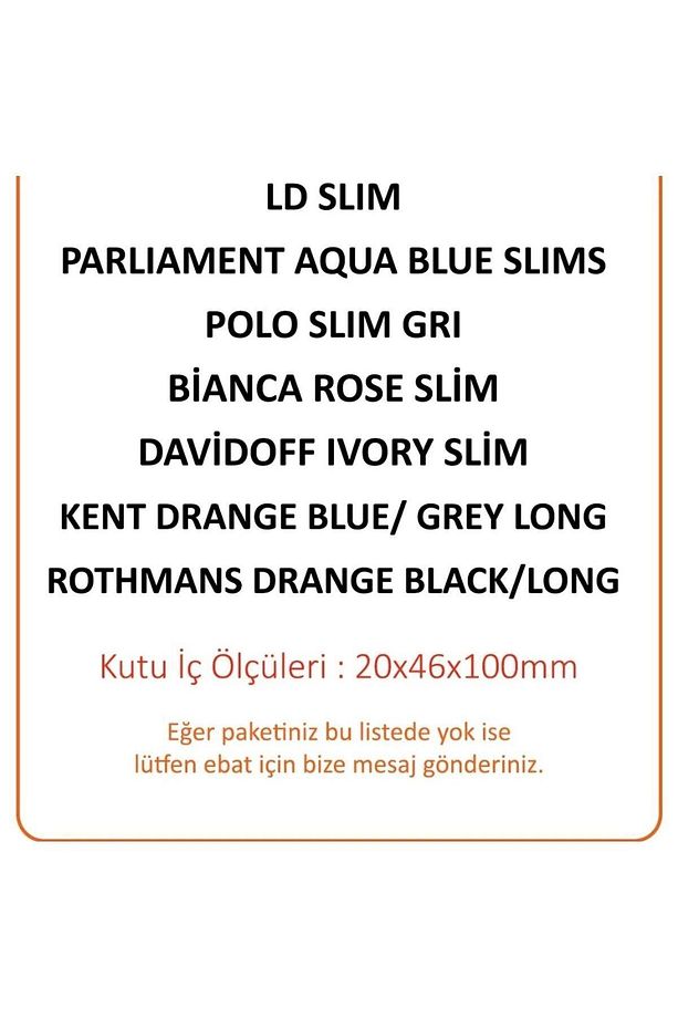 Taşli Sigara Kutusu (D RANGE LONG) - 2