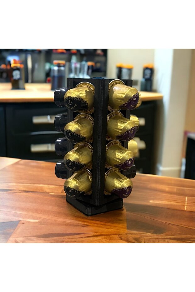 NESPRESSO AND STARBUCK COMPATIBLE CAPSULE COFFEE HOLDER - MOVABLE ROTATING CAPSULE COFFEE STAND