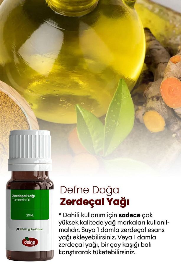 Zerdeçal Hint Safranı Yağı 20 ml - 2