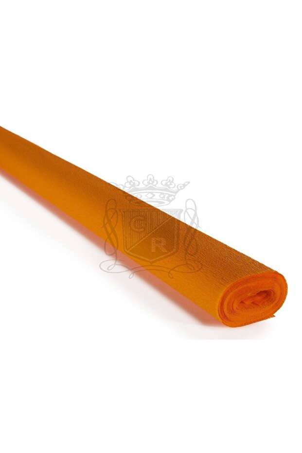 Italian Krapon Paper No:299 - Egg Yellow - Intense Orange 60 Gr. 50X250Cm