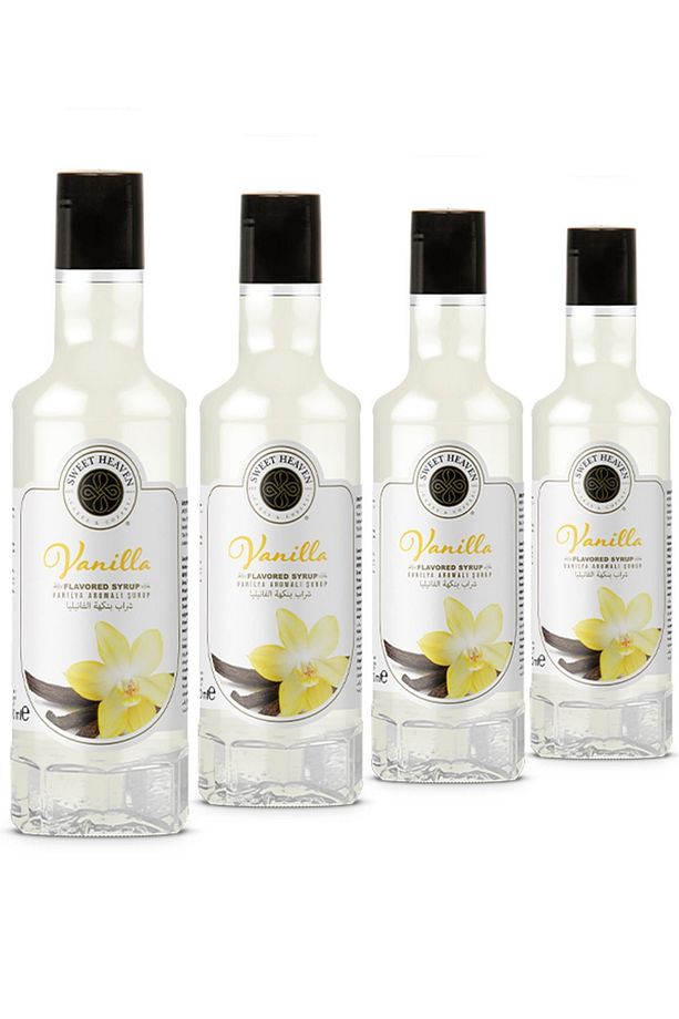 Vanilya Aromalı Kahve Ve Kokteyl Şurubu 110ml X 4 Adet - 1