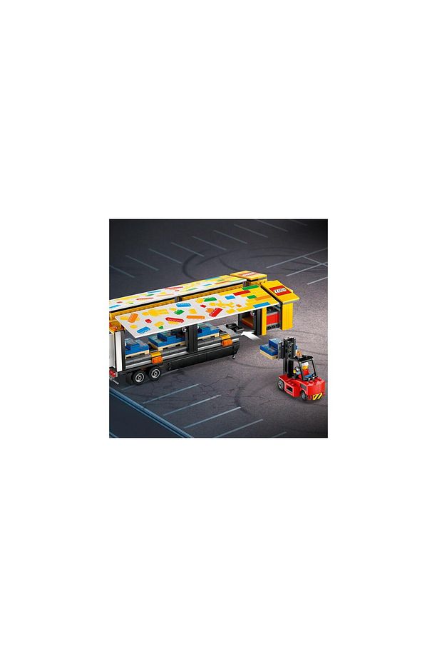 City Sarı Dağıtım Kamyonu 60440 - 8 Yaş ve Üzeri Çocuklar için Yaratıcı Oyuncak Yapı - 8