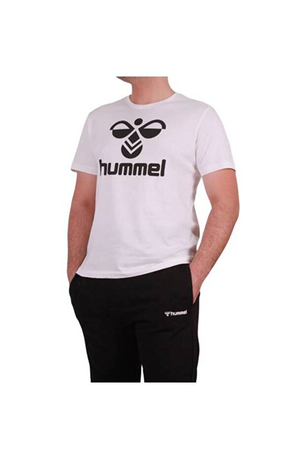 922217-9003 Hummel Hmlsenes Men's T-Shirt Off White
