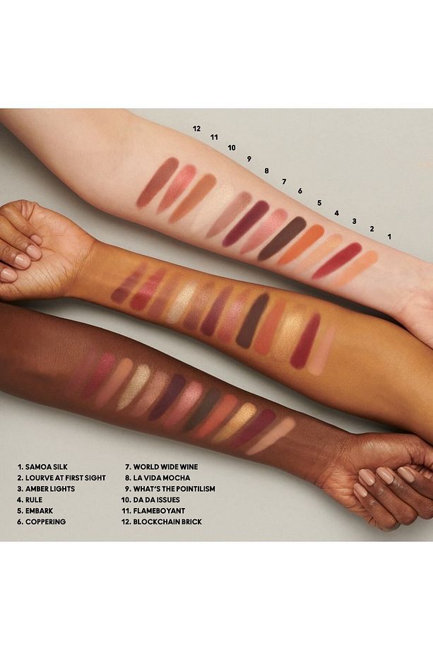 CONNECT IN COLOREYE SHADOW LONG-LASTİNG SHİNE PALETTE-FUTURE FLAME-12.2 G PSSN3539 - 4
